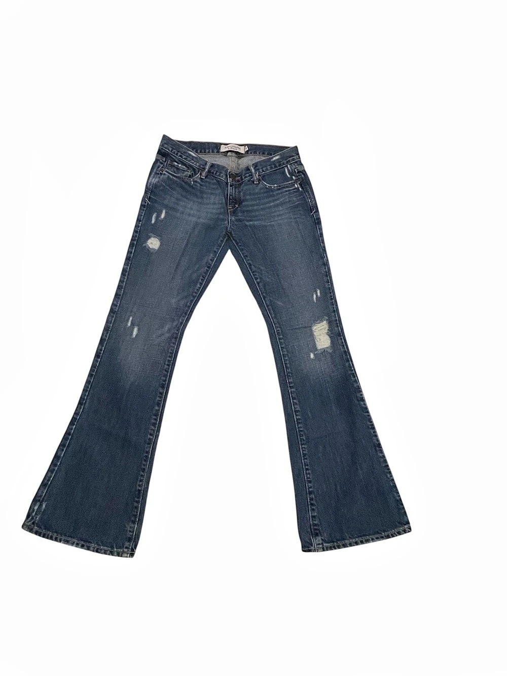 Abercrombie & Fitch Flare Leg Jeans in Blue Size 2S